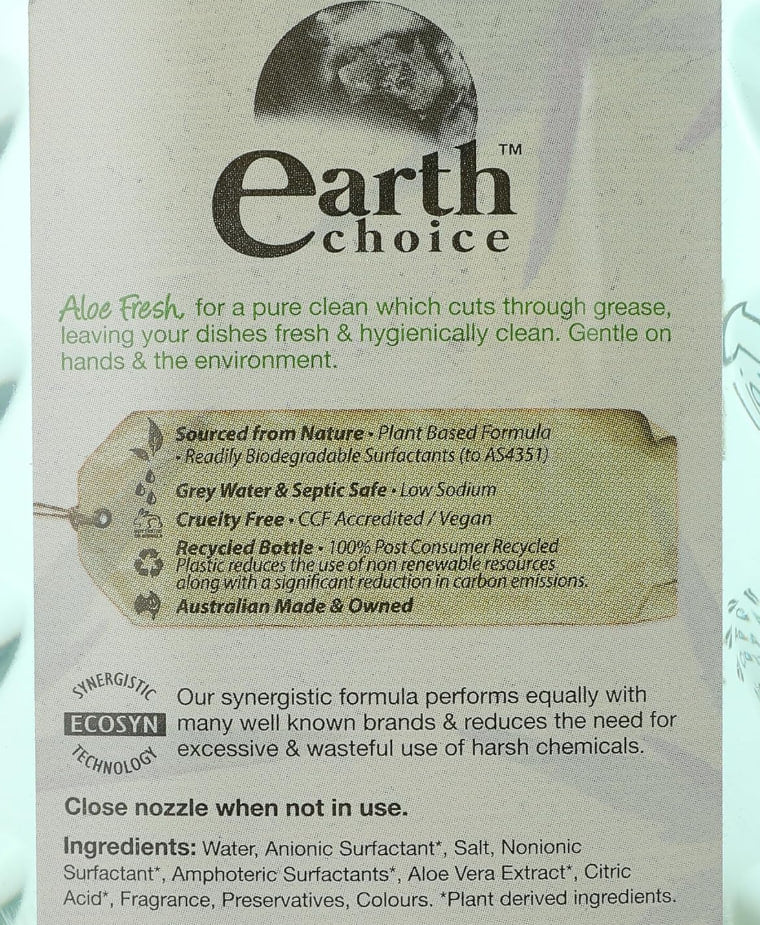 Earth Choice Dish Wash Liquid, 1 Liter, Assorted Colors and Fragrances, Pack of 2